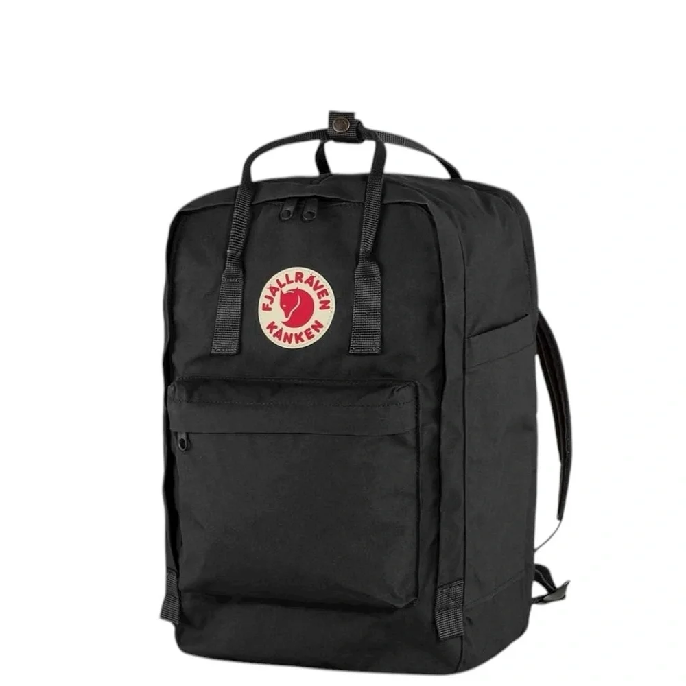 FJÄLLRÄVEN (NWT) Classic Kånken Black Backpack - Picture 3 of 15